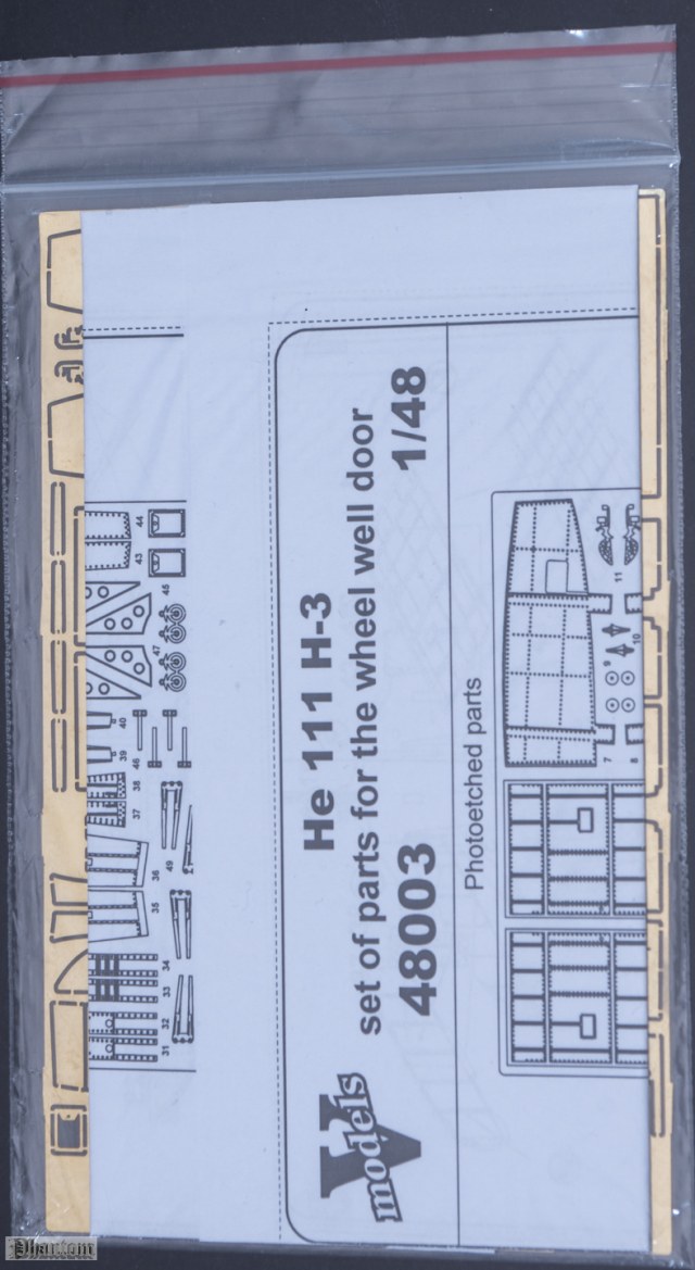 48003 ниши и створки шасси He-111 H-3