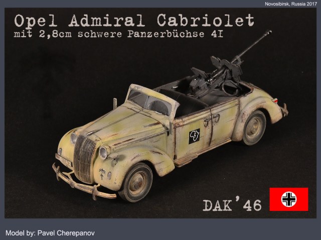 Opel Admiral w/2,8cm sPzB 41