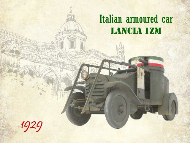 Lancia 1ZM (III serie) итальянский бронеавтомобиль