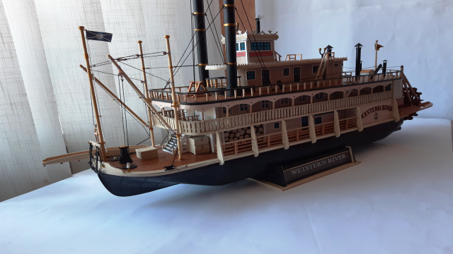 Колесный пароход  " WESTERN RIVER "