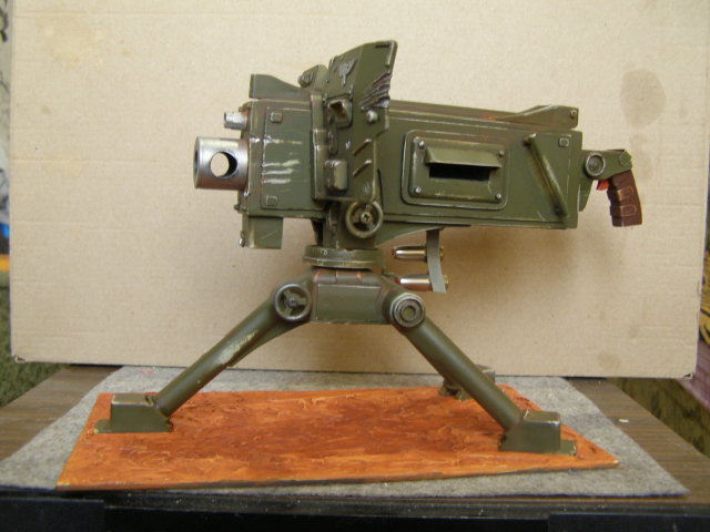 Тяжелый Болтер. Вархаммер 40К. Скретчбилд.