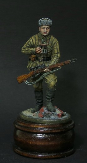 Советский снайпер, 1942 г.