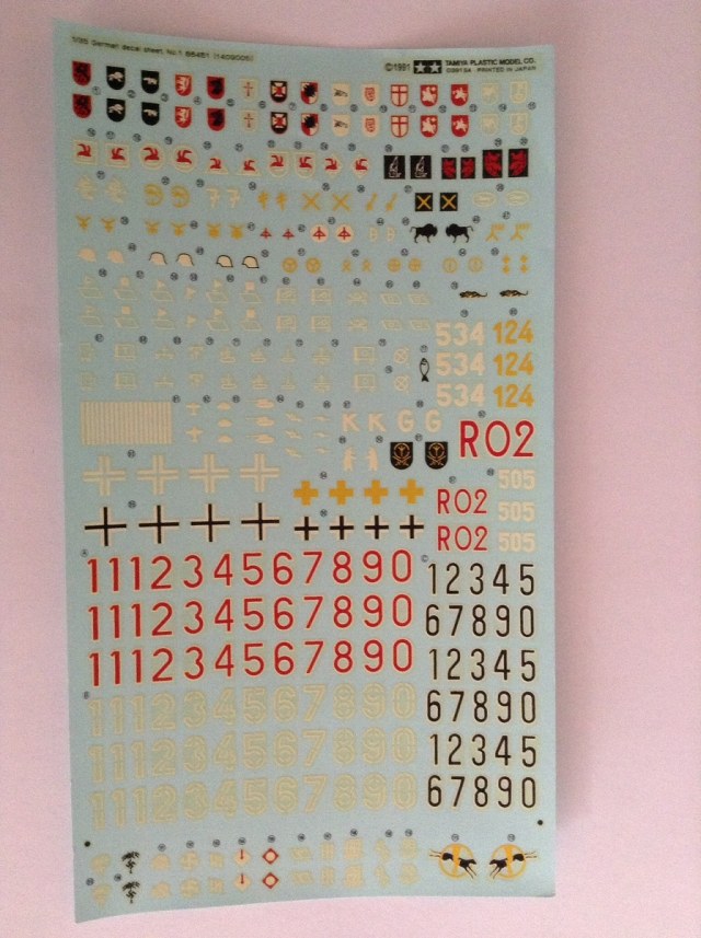 Декаль для немецкой БТТ 2 мировой войны