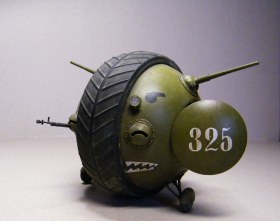 Советский эксперементальный танк "Шаротанк"