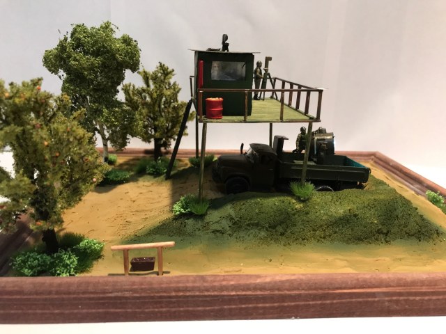 Радиолокационно-прожекторный пост