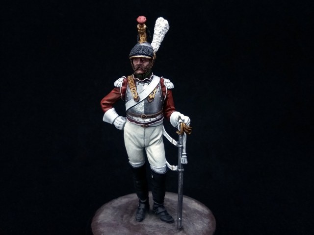 Рядовой кирасирского полка (Coraceros Espanoles). Испания, 1810 год