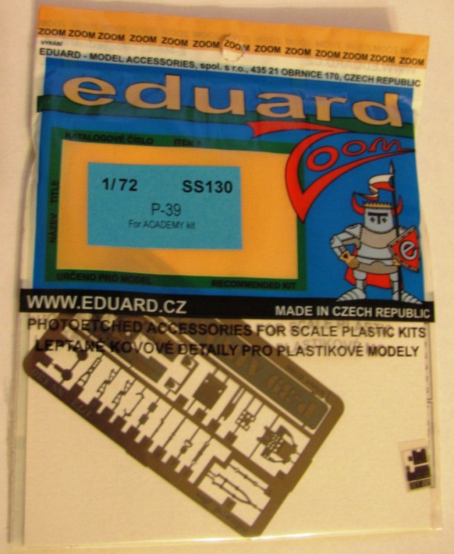 Фототравление для P-39 от Eduard 1/72