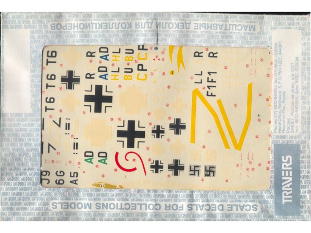 декаль Junkers Ju-87 Stuka  Travers 1/72