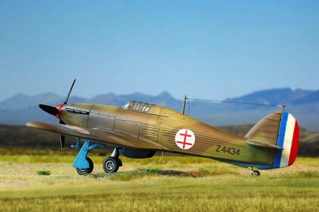 hawker hurricane Mk.I Trop Armee de 1Air GC1 Alsace Egypt 1942