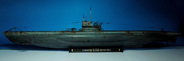 German submarine type VIIC (U-552 early version)