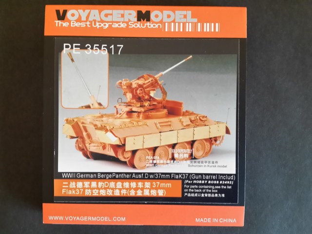 PE 35517 BergePanther D w/37mm Flak37