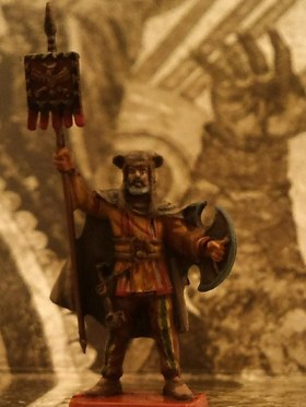 Штандартоносец и лучник армии династии Ахеменидов