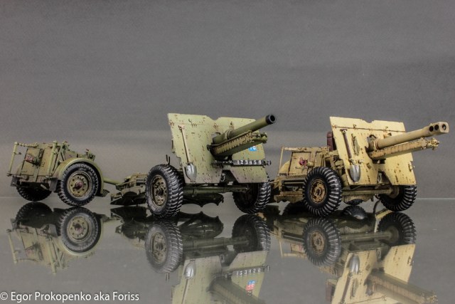 QF 25pdr Field Gun Mk.II/I with trailer