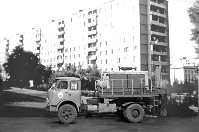 МАЗ-500 асфальтобетонолом Д-198