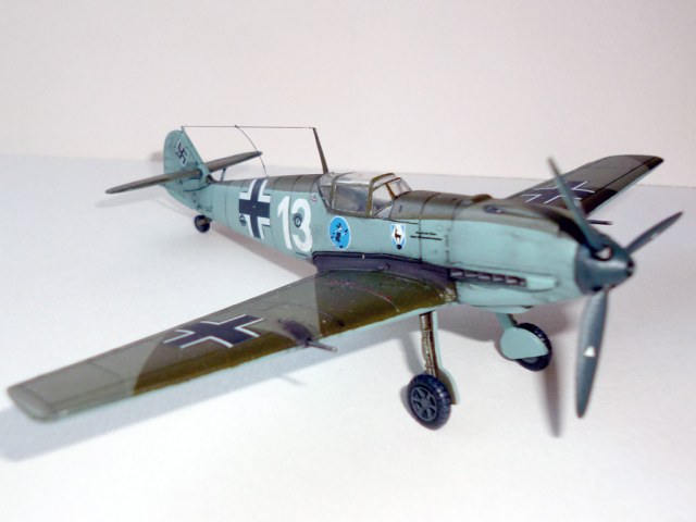 Bf-109 E-3 (белый 13) из 1./JG.51, сентябрь 1940 год