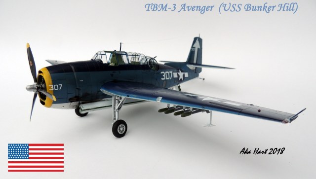 TBF-3 Avenger (USS Bunker Hill)