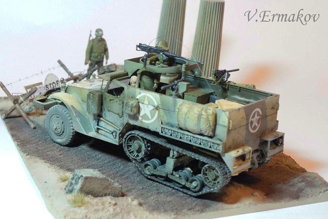 Диорама "Чек поинт. Италия 1944"