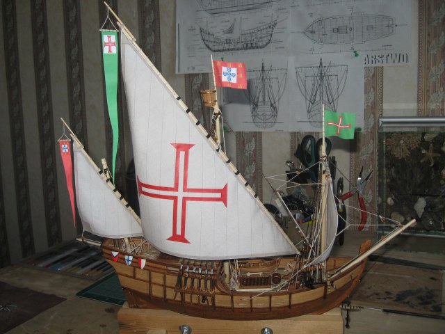 Португальская каравелла XV века