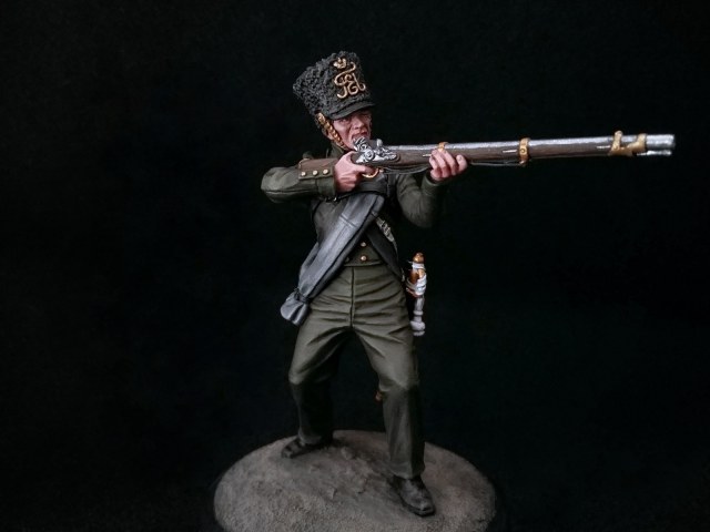 Стрелок батальона Великой Княгини Екатерины Павловны. Россия 1812-14 года