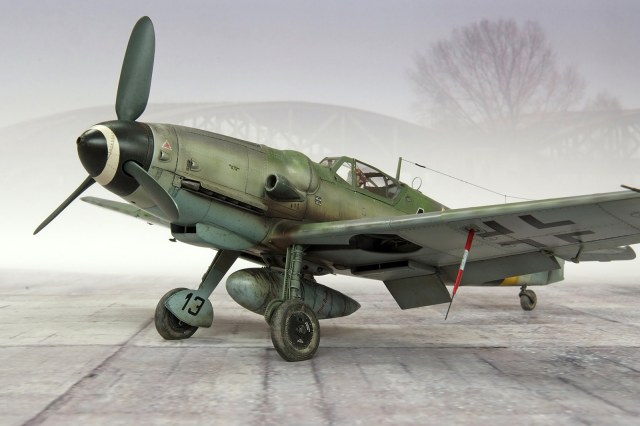 1/32 Bf 109G-14, 15./JG5, Kjevik, Норвегия, 1945.