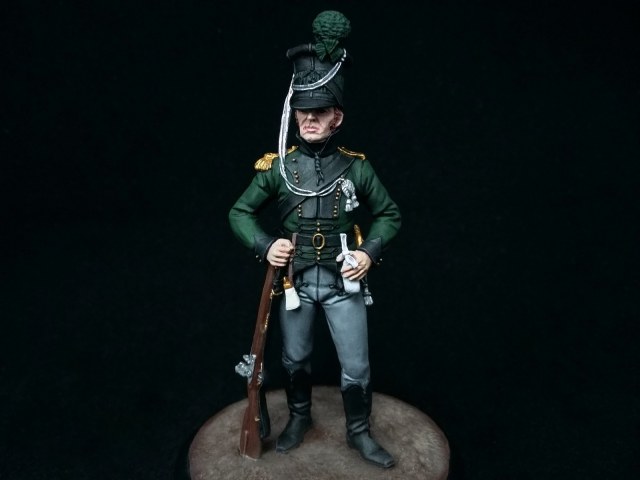 Унтер-офицер Королевского Лейб-егерского Корпуса. Дания, 1806-14 года