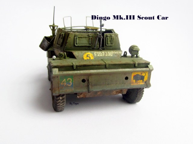 Dingo Mk.III Scout Car (часть диорамы)