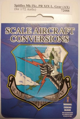 Spitfire Mk.IXc, PR XIX L[anding]. Gear (for 1/72 Airfix)