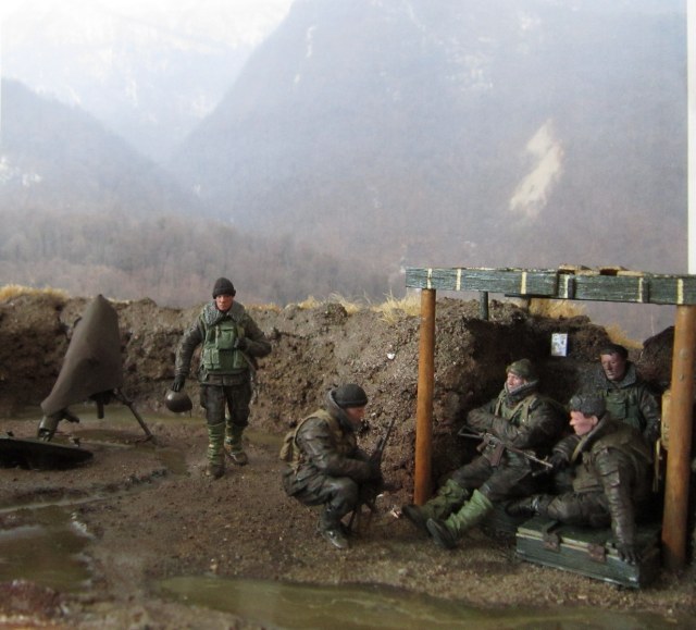 На перевале дождь.