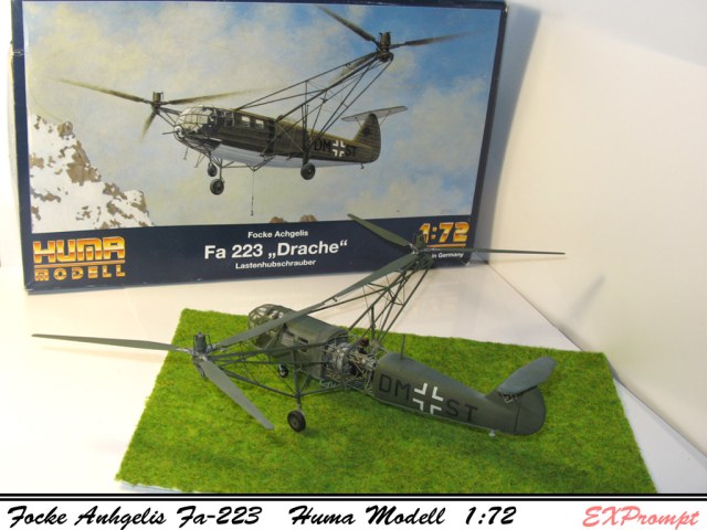 Focke Anhgelics Fa 223 "Drache"  1/72 Huma
