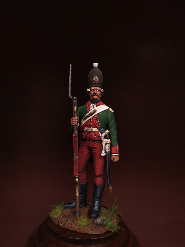 Гренадёр Санкт-Петербургского легиона 1770 г.