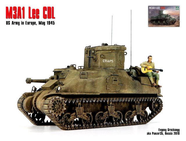 M3A1 Lee CDL, Западная Европа, 1945 г.