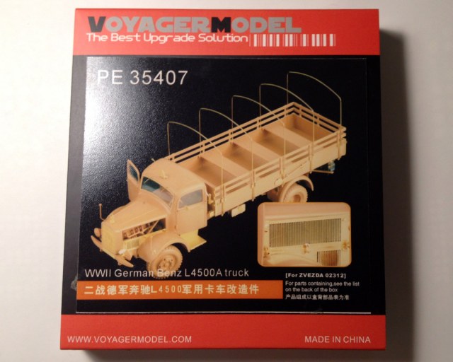 Фототравление для тяжелого грузовика Mercedes Benz L4500A