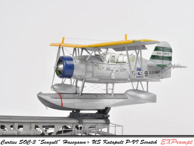 Curtiss Soc-3 Seagull Hasegawa + US katapult PVI