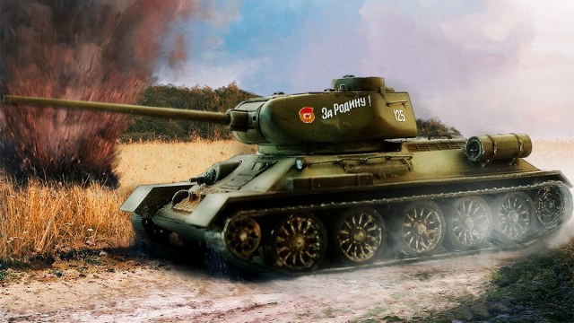Т-34/85 "Гвардейская 34-ка" М1/100