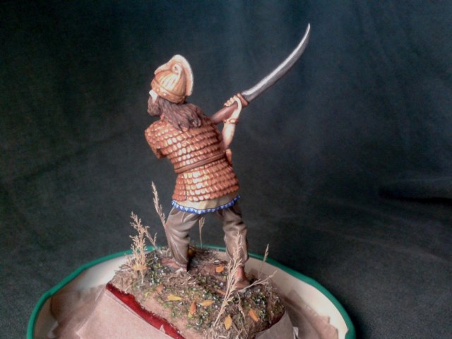 Дакский воин с фальксом.