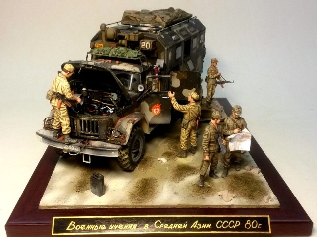 Военные учения в Средней Азии. СССР 80г.