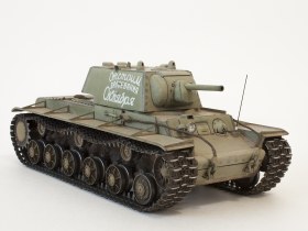 КВ-1 с башней СБ 157-15 (осень 1942, завод № 371) Отстоим завоевания октября