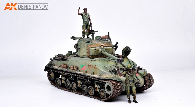 М4А1(76)W – Шерман армии Иди Амина, Уганда, окрестности столицы города Кампала, 1979 г.