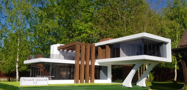 Дом в современном стиле 1:70