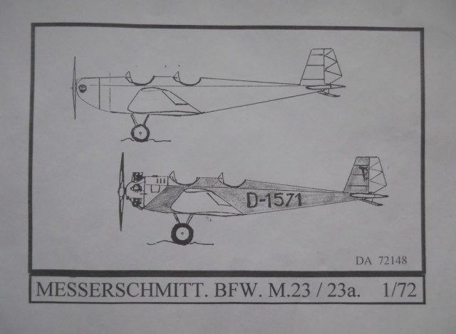 Messerscmitt. BFW M.23/23a