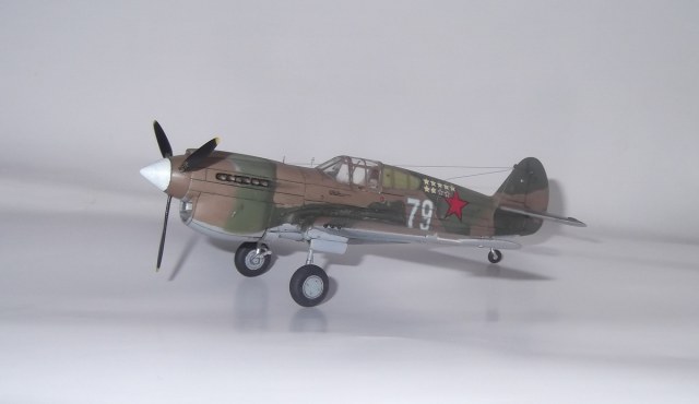 Curtiss P-40E ст.л-та Зеленова Н.А., апрель 1942 года