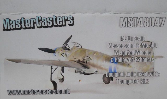 Messerschmitt Me-509 Weighted Wheels & Hollowed out Exhausts