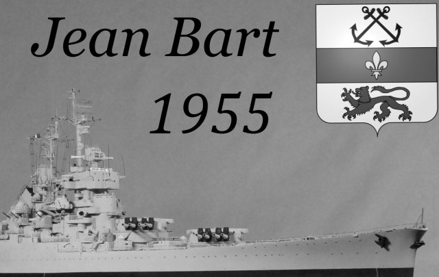 Французский линейный корабль "Jean Bart" 1955 г.