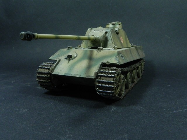 Panther II,Turm-Panther (schmale Blende), Rheinmetall  7,5 cm KwK 42.