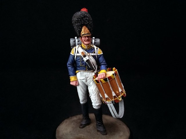 Барабанщик гренадерской роты 1-го пехотного полка Принца Пауля (Prince Paul). Вюртемберг, 1811-12 года