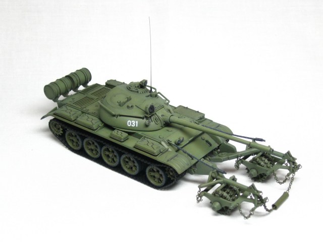 Т-55 с тралом КМТ-5