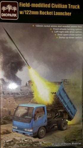 Field-modified Civilian Truck w/122mm Rocket Launcher