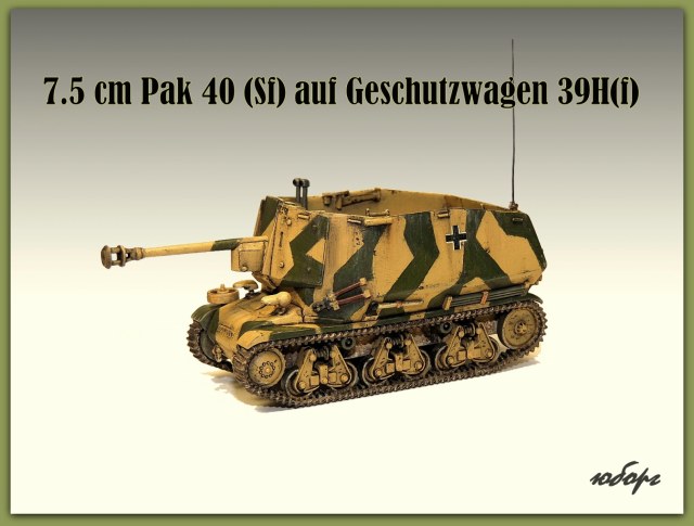 7.5cm PaK 401(Sf)  auf Geschutzwagen 39H(f)