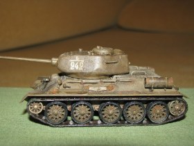 Т 34-85 1:72 Revell