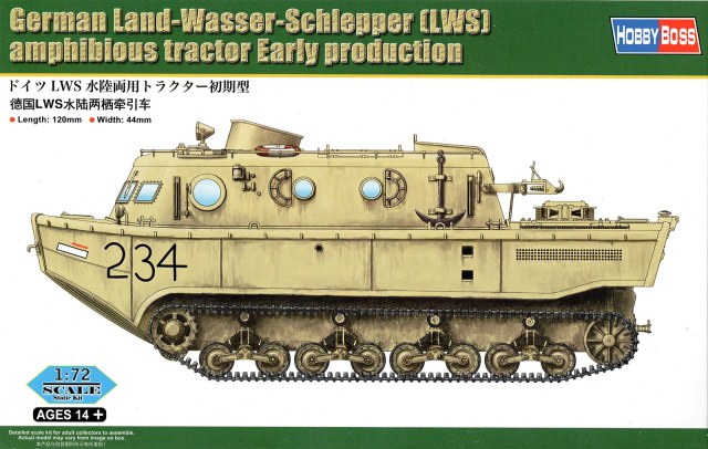 German Land-Wasser-Schlepper (LWS) amphibious tractor Early production